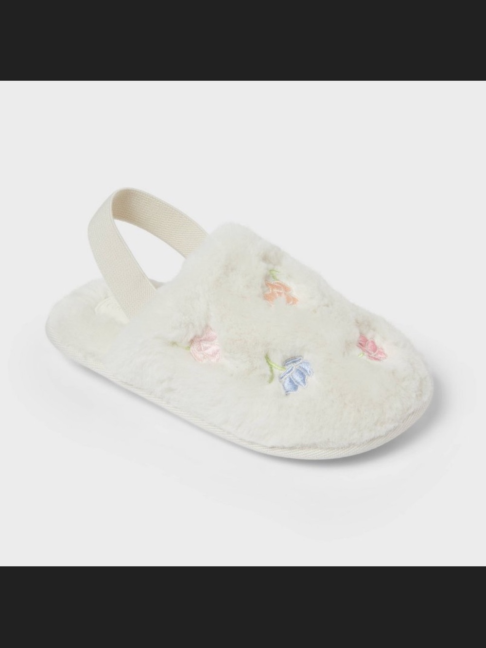 Embroidered Flower Slippers from Cat & Jack